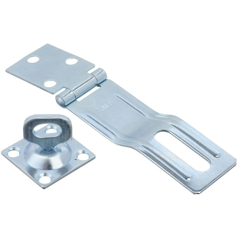 Ace Zinc 3-1/4 in. L Fixed Staple Safety Hasp