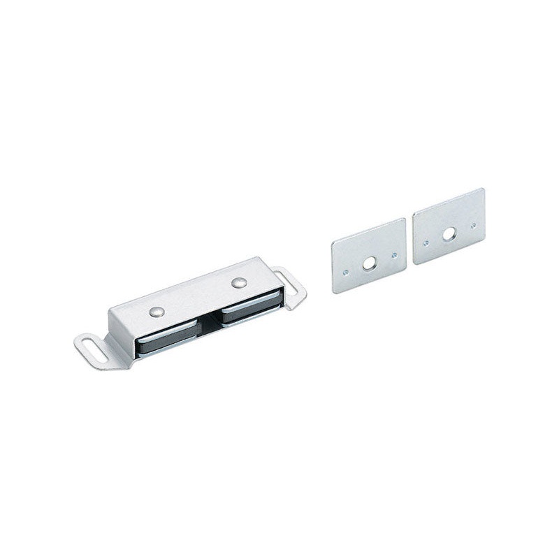 Amerock 1 in. W Aluminum Aluminum Magnetic Catch
