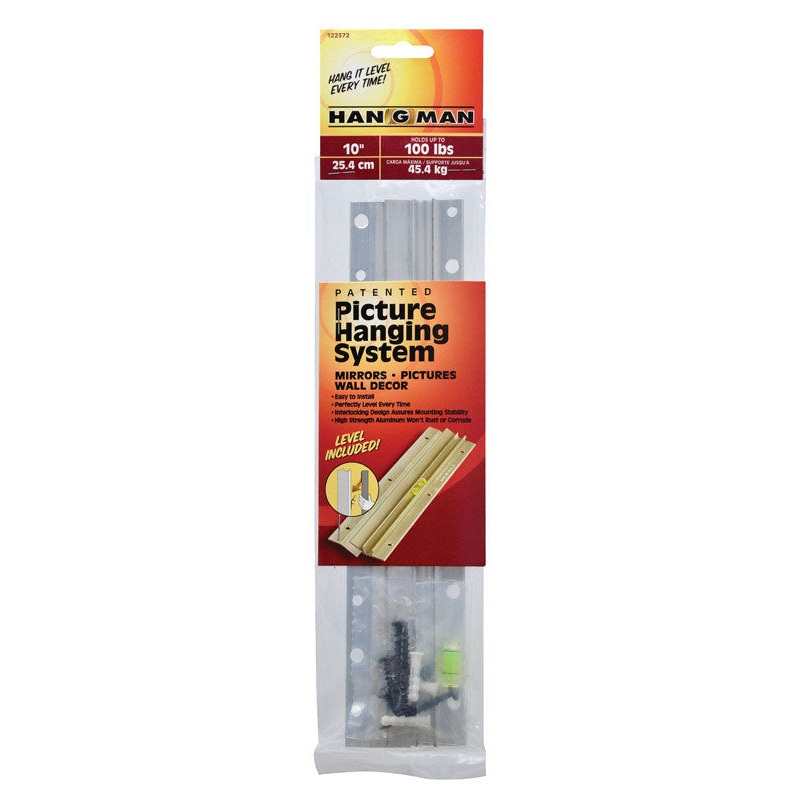 Hillman Hangman 100 lb. Aluminum Bar System Picture Hanger 1 pk