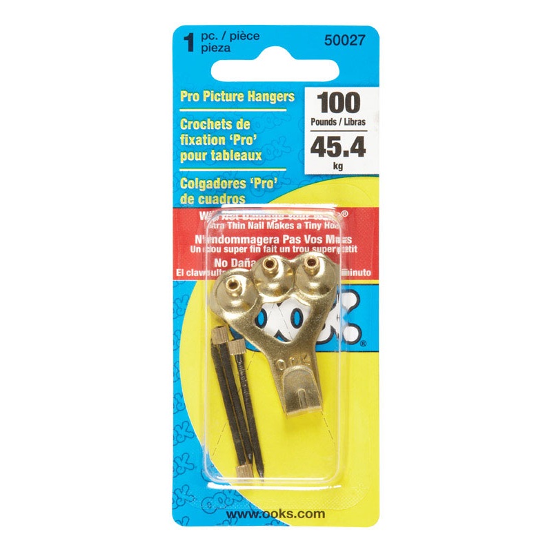 Hillman OOK 100 lb. Steel Professional Picture Hanger 1 pk