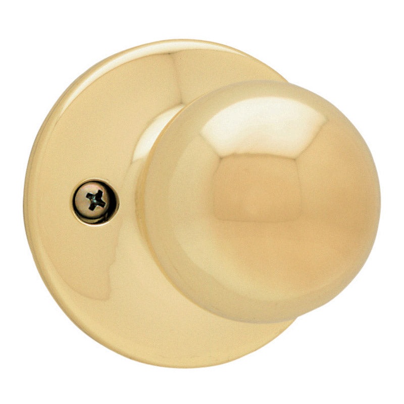 Kwikset Polo Polished Brass Steel Dummy Knob 3 Grade Right or Left Handed