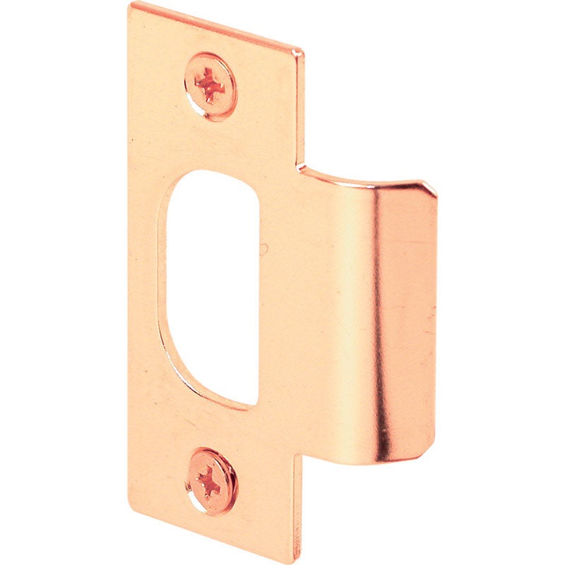 Prime-Line Replacement T- Strike 2.75 in. H x 0.38 in. L Polished Brass