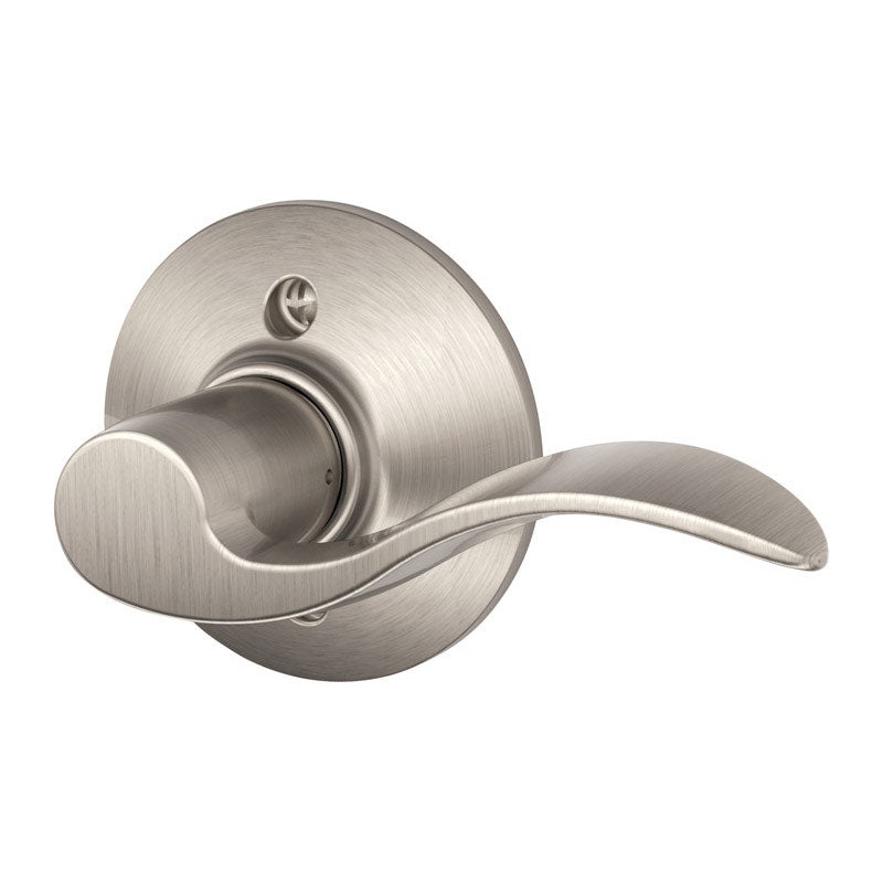 Schlage Accent Dummy Lever Satin Nickel Steel 2 Grade Right Handed