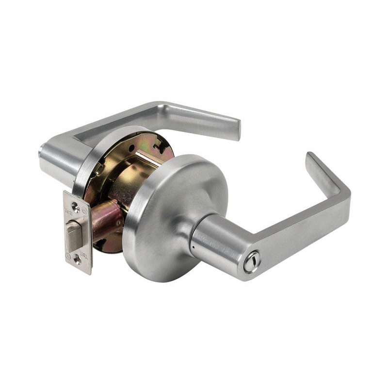 Tell Privacy Lockset Satin Chrome Steel 2 Grade Left Handed, Right Handed
