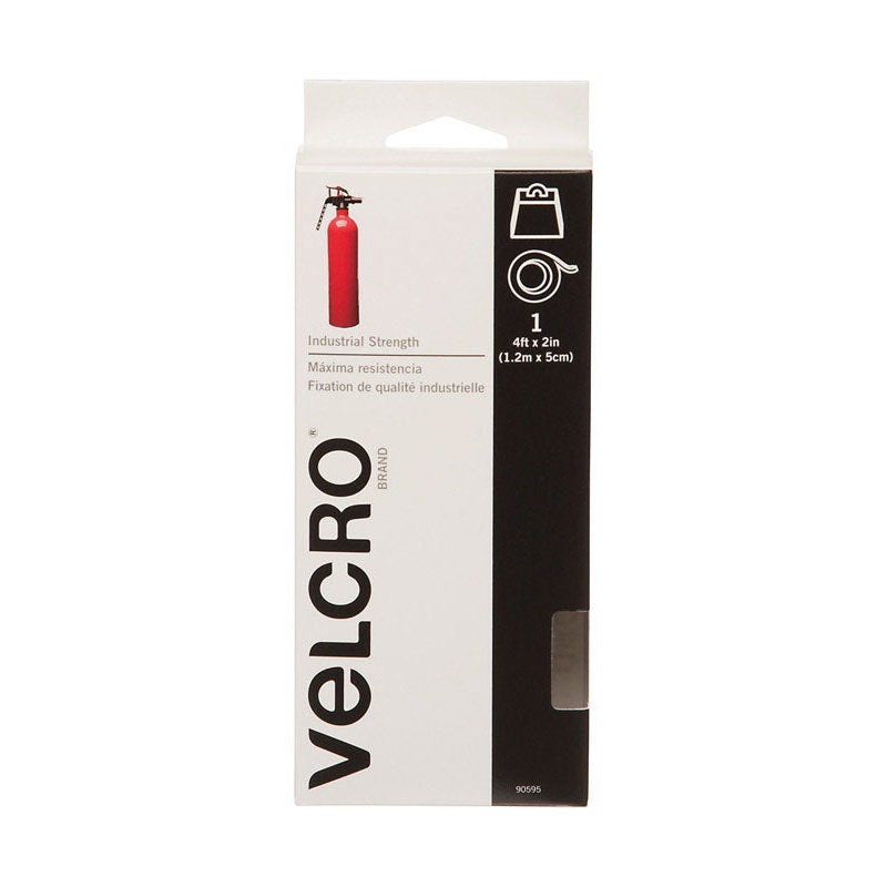 Velcro Industrial Strength Hook and Loop Fastener 4 in. L x 2 in. W White