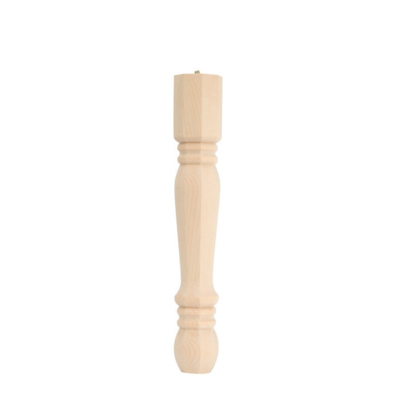 Waddell Table Leg 6 in. 2-1/4 in. Unfinished