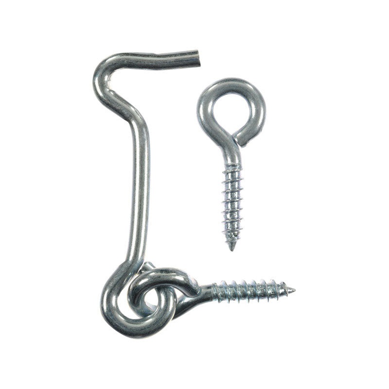 Ace 5/32 2 in. L Zinc Plated Hook and Eyes 1 pk Steel