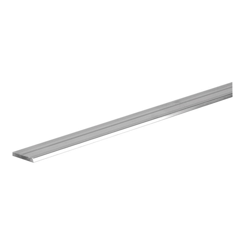 Boltmaster 0.125 in. x 1.5 in. W x 4 ft. L Flat Aluminum Flat Bar