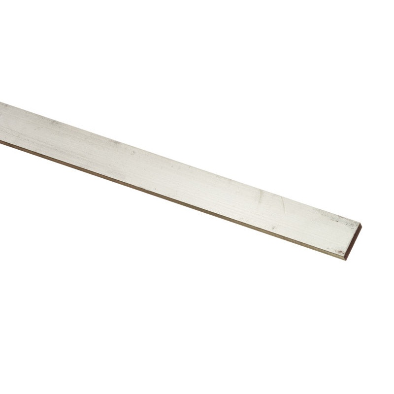 Boltmaster 0.25 in. x 1 in. W x 8 ft. L Flat Aluminum Flat Bar