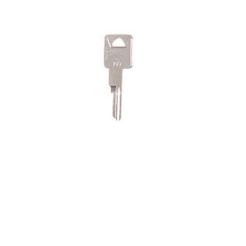 Hy-Ko Automotive Key Blank EZ# B77 Single sided Nickel-Plated Brass Fits Many 1991-1996 Beretta