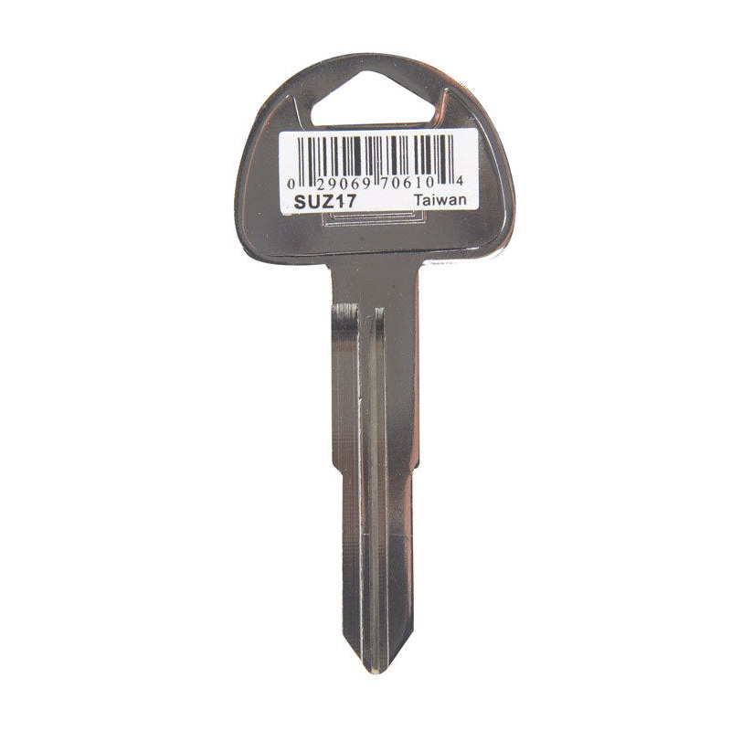 Hy-Ko Automotive Key Blank EZ# SUZ17 Double sided Nickel-Plated Brass Fits Many 2002 And Older