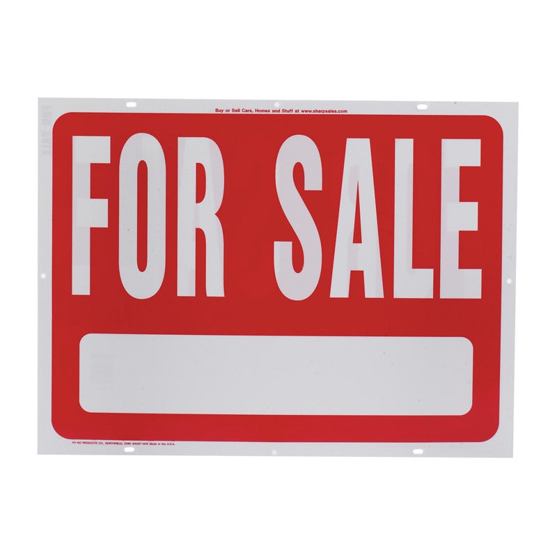 Hy-Ko English 18 in. H x 24 in. W Plastic Sign For Sale
