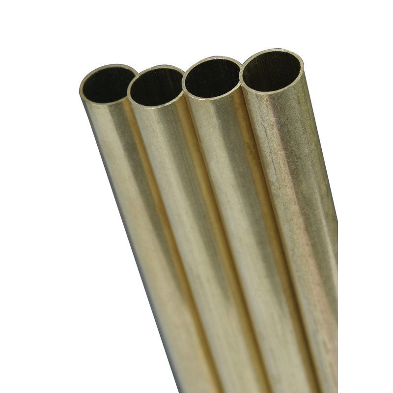 K&S 1/2 in. Dia. x 12 in. L Brass Tube 1