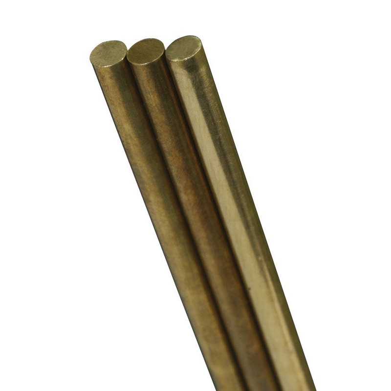 K&S 5/32 in. Dia. x 36 in. L Round Brass Rod