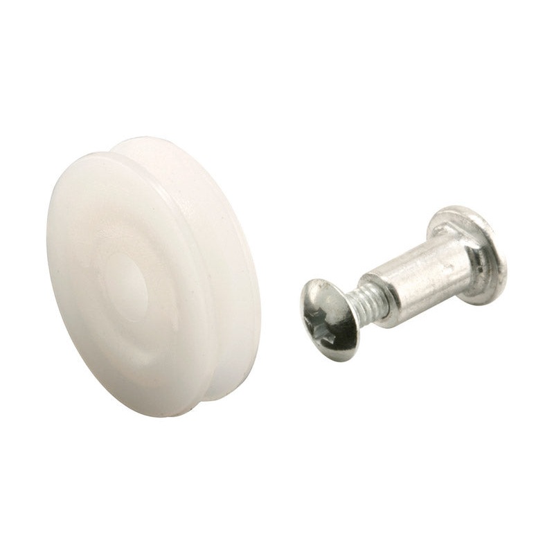 Prime-Line 1 in. Dia. Plastic Roller Assembly 2