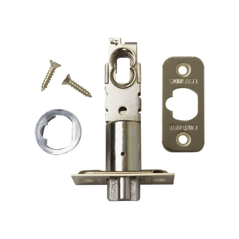 Schlage Exterior Steel Bright Brass Spring Latch