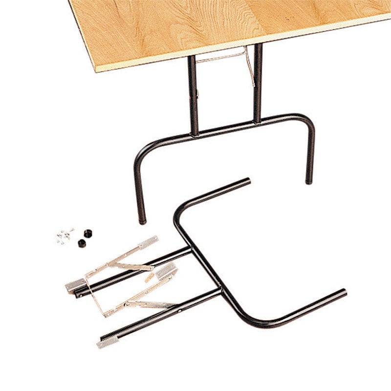 Waddell Folding Banquet Table Legs 29 in. x 24 in. Black