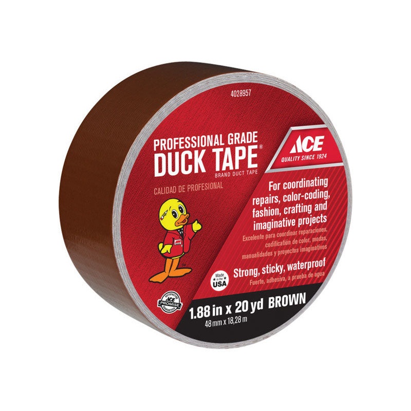 Ace Duct Tape 1.88 in. W x 20 yd. L Brown