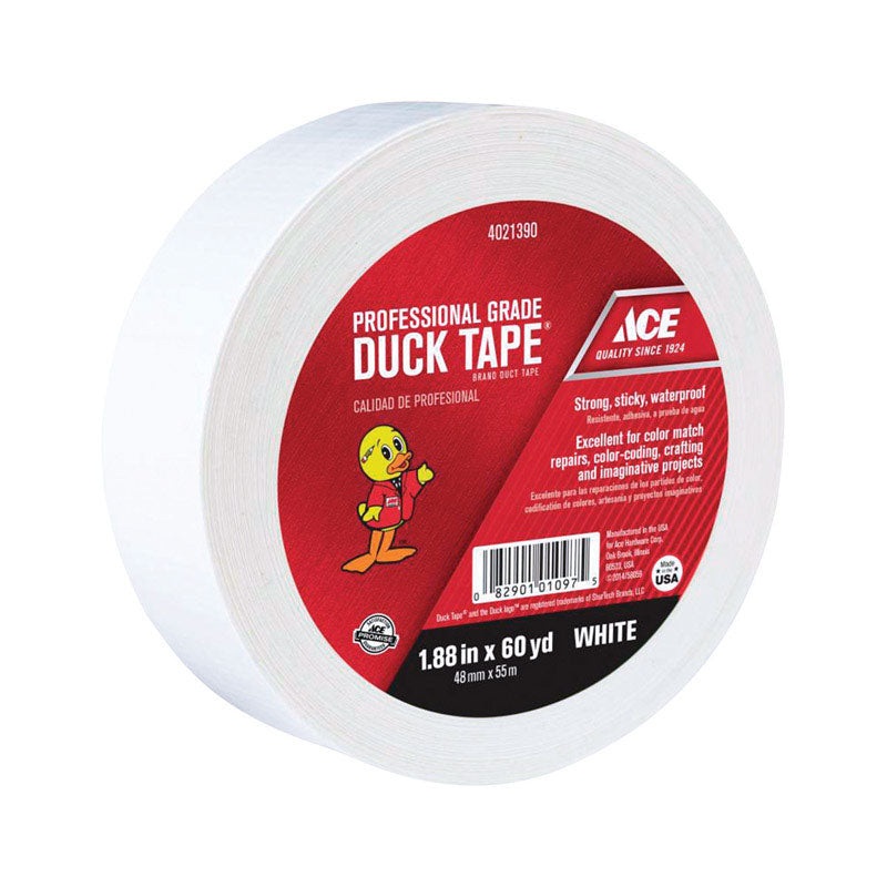Ace Duct Tape 1.88 in. W x 60 yd. L White
