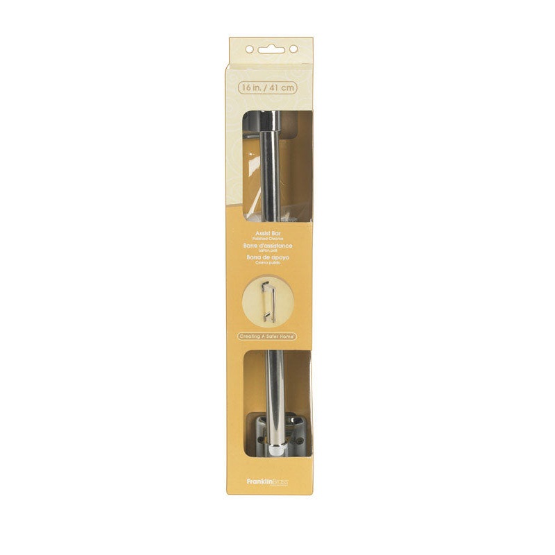 Delta Polished Chrome Grab Bar 16 in. L