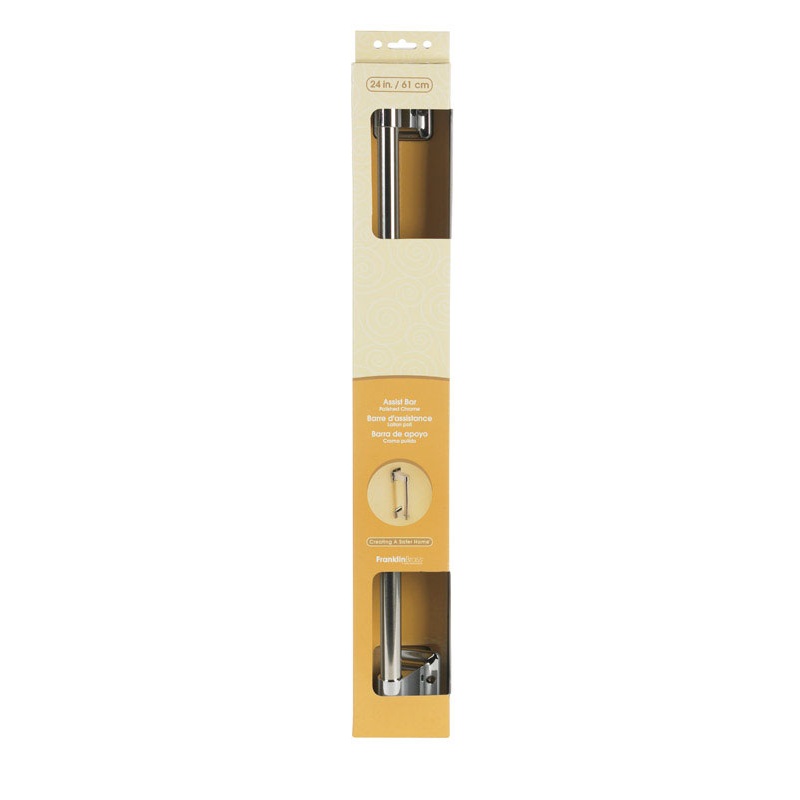 Delta Polished Chrome Grab Bar 24 in. L