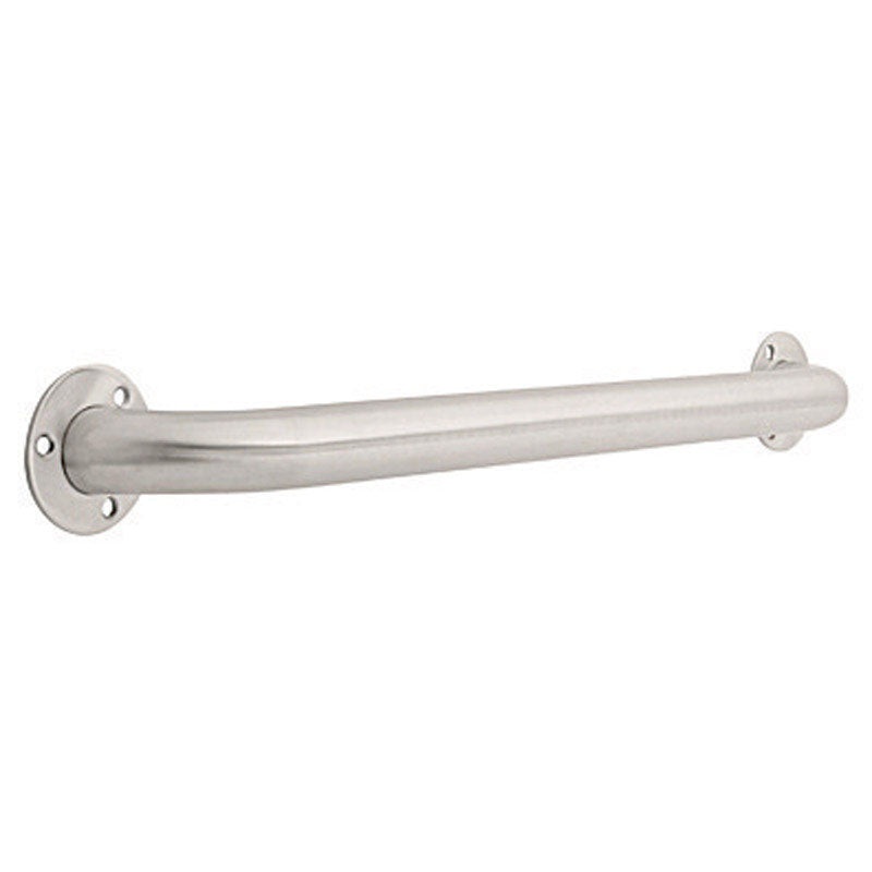 Delta Satin Stainless Steel Grab Bar 24 in. L x 3 in. H