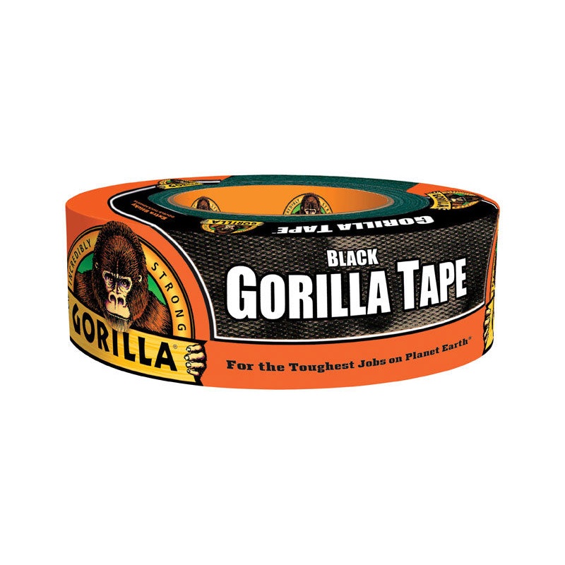 Gorilla Duct Tape 1.88 in. W x 35 yd. L Black