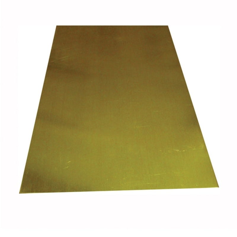 K&S 0.005 in. x 4 in. W x 10 in. L Brass Sheet Metal