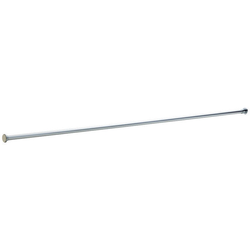 Liberty Hardware 1 in. H x 72.5 in. L Stainless Steel Chrome Polished Chrome Shower Rod