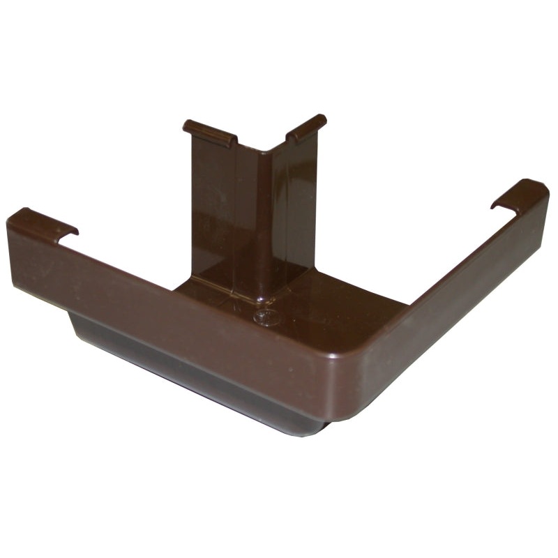 Amerimax M1503 Gutter Outside Corner, Vinyl, Brown, Pack of 4