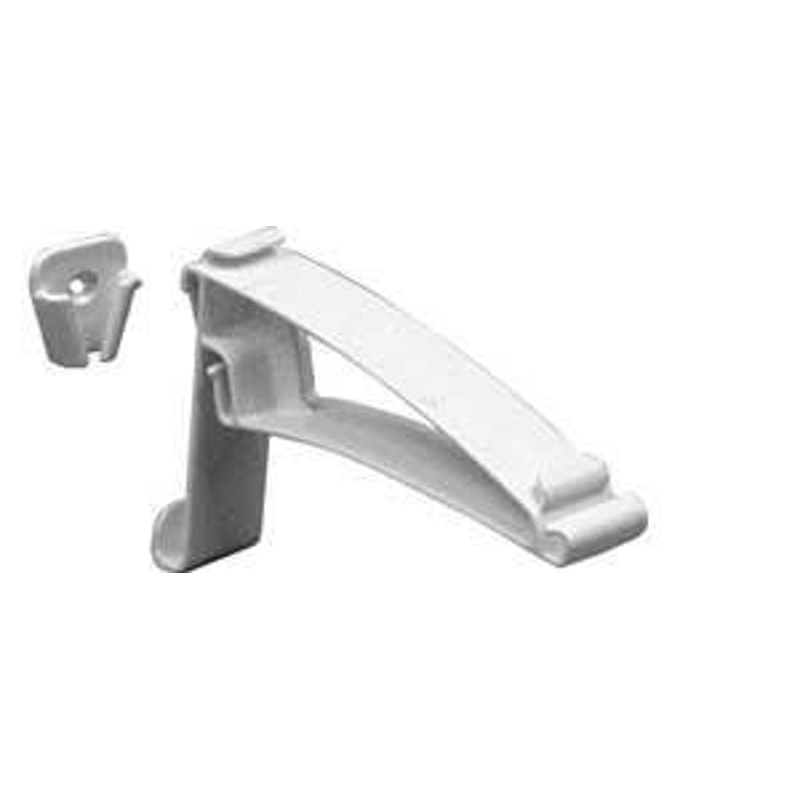 Euramax M0521 Gutter Hook, Vinyl, White, Pack of 50