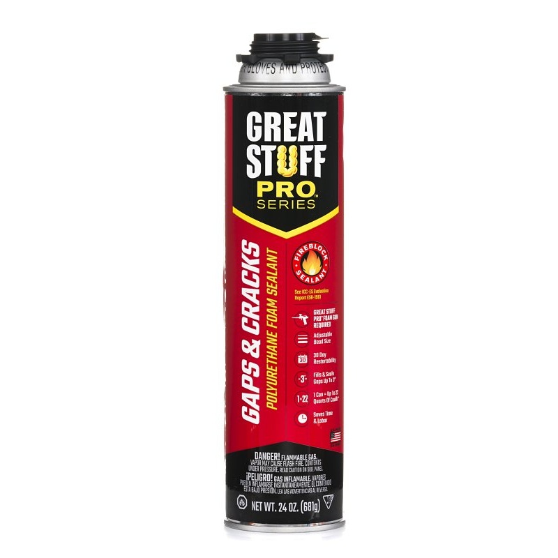 Great Stuff 341557 Foam Sealant, Orange, 24 oz Can