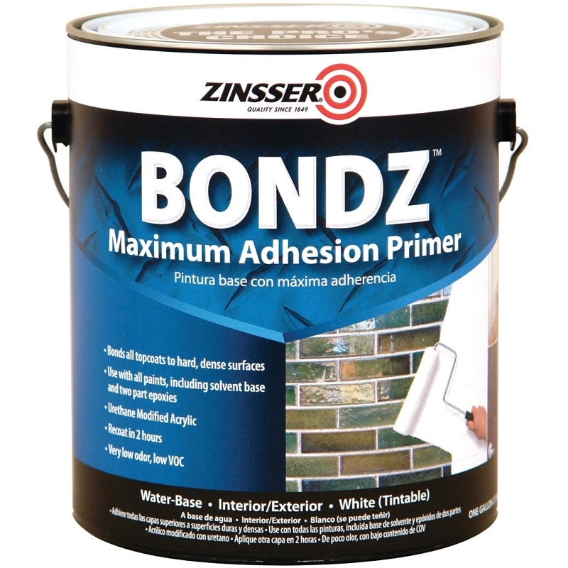 Zinsser 256261 Primer, 400 sq-ft/gal Coverage Area, White, Pack of 2