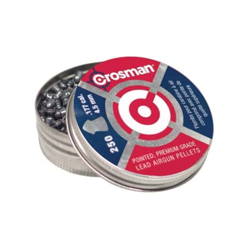 Crosman Airgun Pointed Pellets 0.177 7.4 grain 250 pk