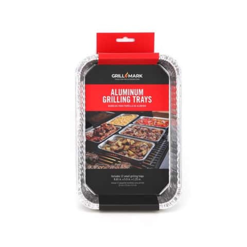Grill Mark Aluminum Grilling Pan 8.5 x 6 (12 Pack)