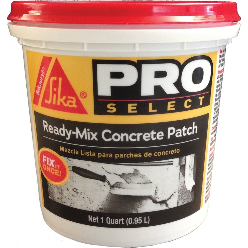 Sika Sikacryl PRO SELECT Series 472189 Patch, Gray, 1 qt, Plastic Container