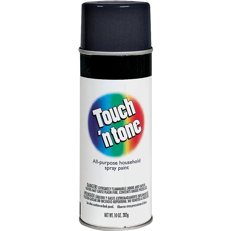 Touch ‘N Tone 55276830 Spray Paint, Gloss, Black, 10 oz, Can