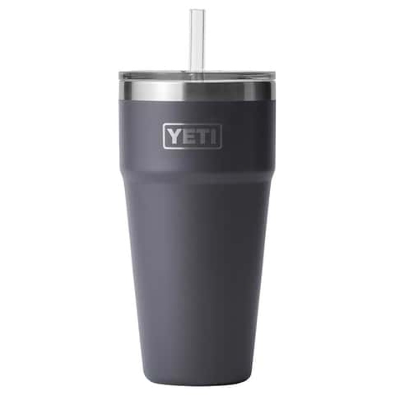 Yeti Rambler 26 Oz BPA Free Straw Cup – Charcoal