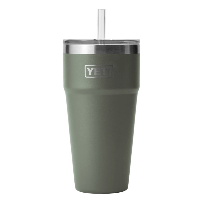 Yeti Rambler 26 Oz Stackable Cup w/ Straw Lid – Camp Green