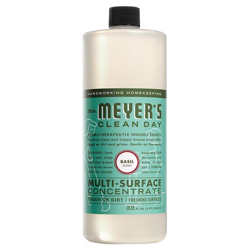 Mrs. Meyer’s Clean Day Basil Scent Concentrated Organic Multi-Purpose Cleaner Liquid 32 oz
