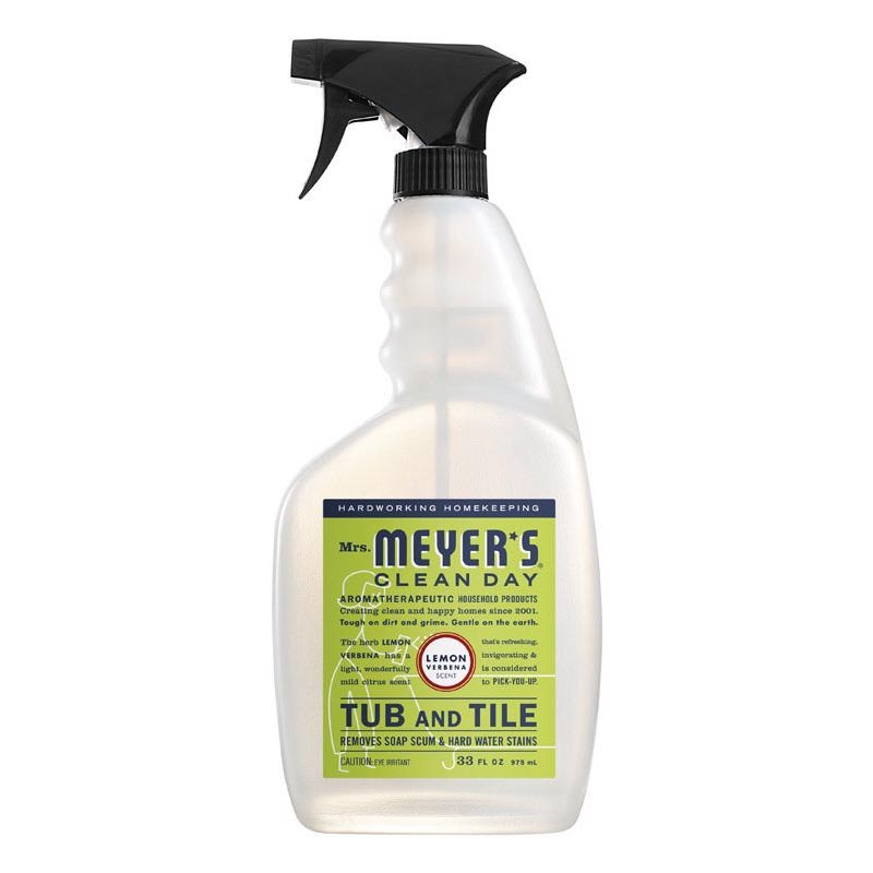 Mrs. Meyer’s Clean Day Lemon Verbena Scent Tub and Tile Cleaner 33 oz Trigger Spray Bottle