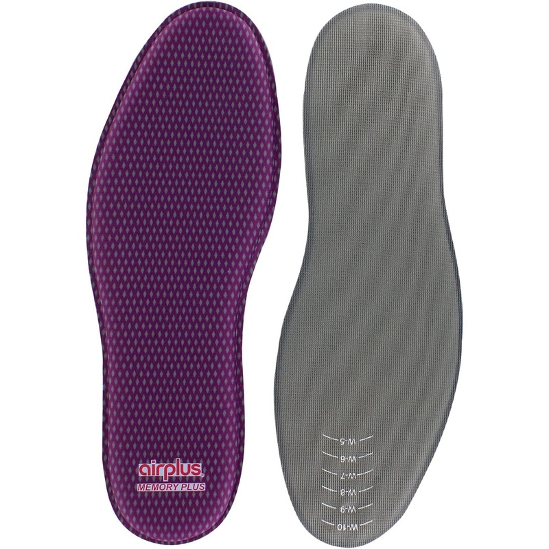 Airplus Memory Comfort Shoe Insoles With Memory Foam for Pressure Relief, Ideal For Men and Women
