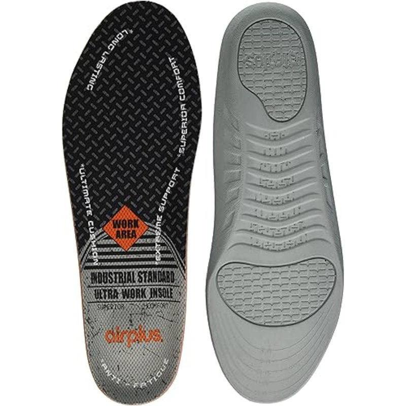 Airplus Ultra Work Memory Plus Shoe Insoles for All Day Comfort and Foot Pain Relief, Trim-to-Fit