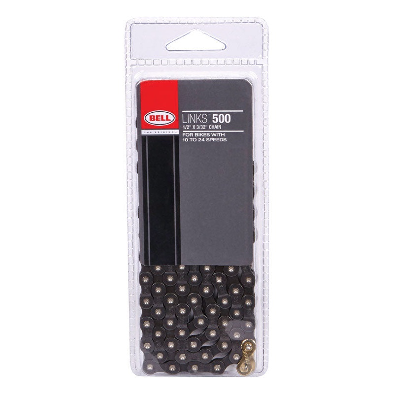 Bell Sports Links 500 Steel Multi-Speed Bike Chain Black