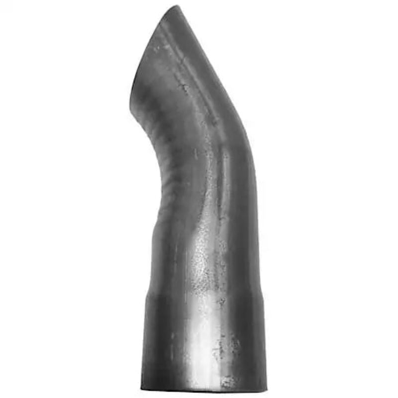 Nickson Alumanized Steel Exhaust Tip: 2 1/4 Fits Pipe Up To, 12 Long