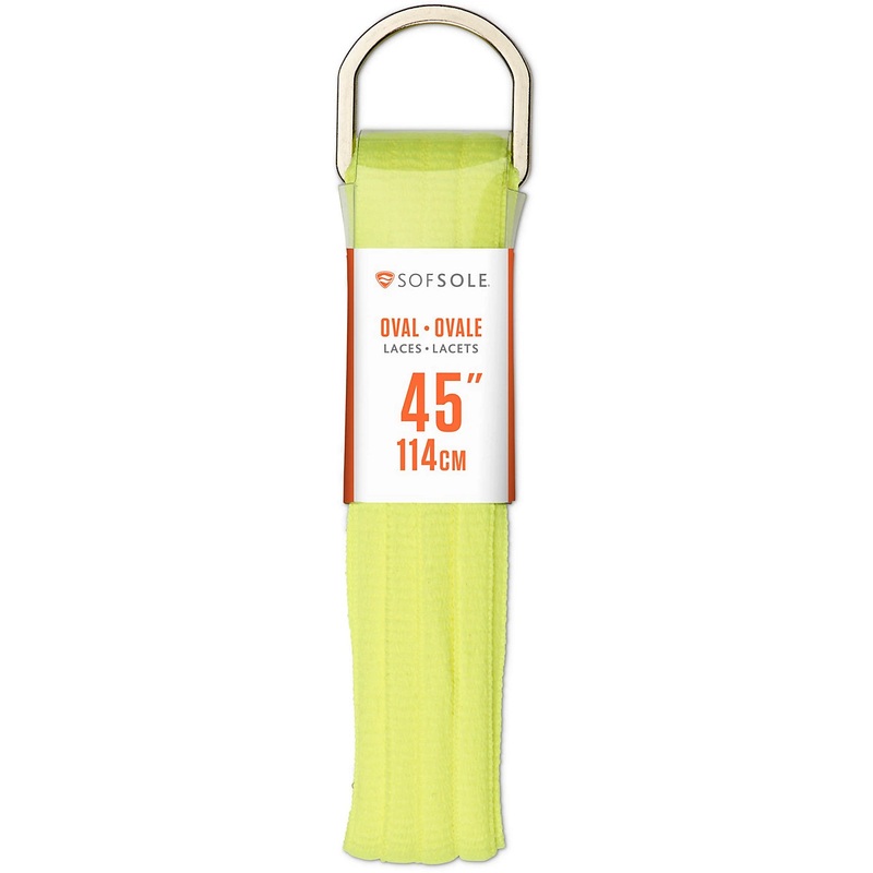 Sof Sole 45 Oval Shoelaces Neon Yellow