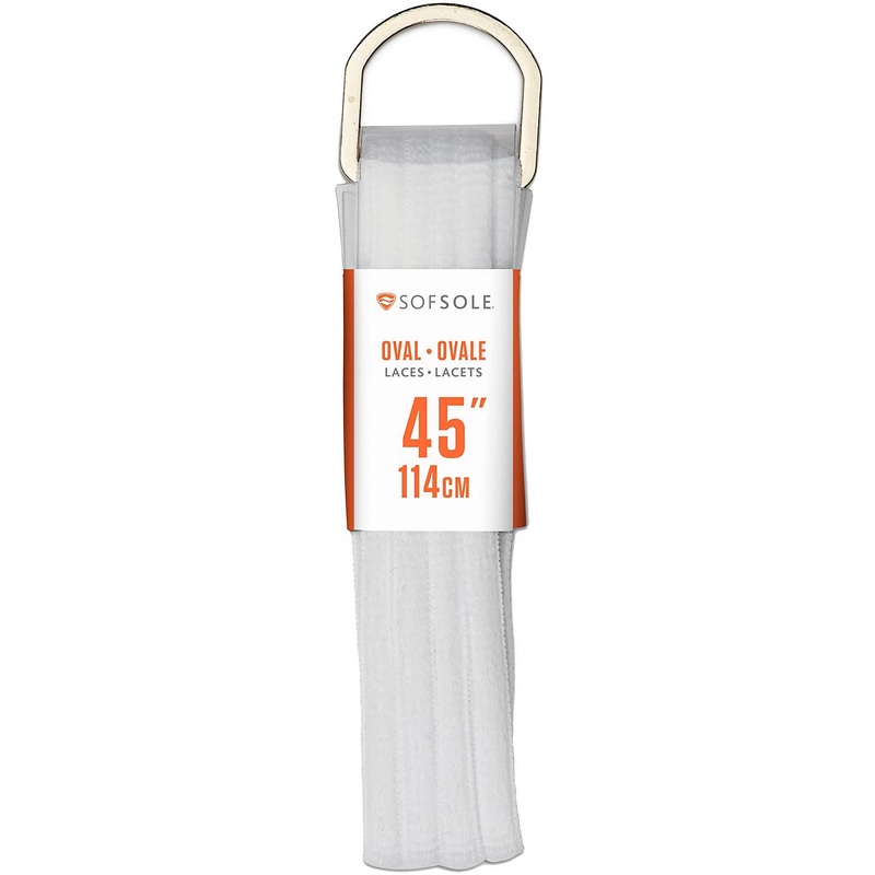 Sof Sole 45 Oval Shoelaces White