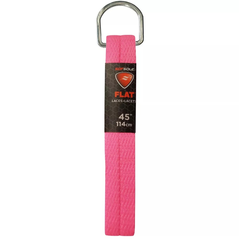 Sof Sole Athletic Flat Shoe Laces 45 Neon Pink