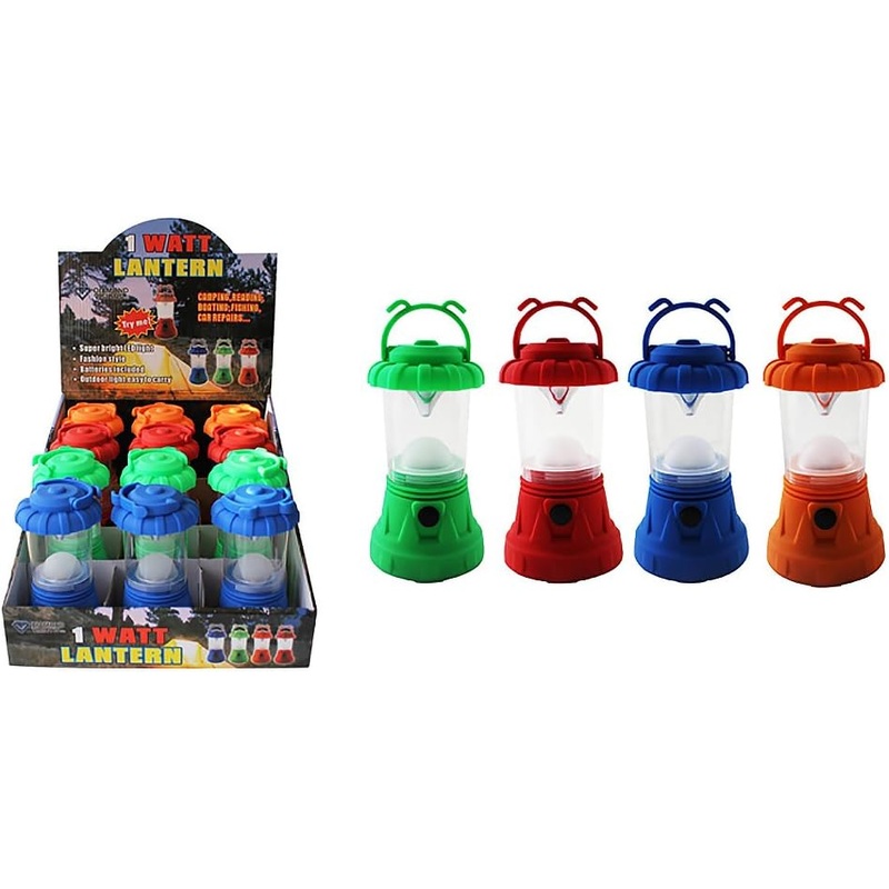 1 Watt LED Plastic Lantern in Assorted Colors (1 Lantern) (1 LANTERN PER PURCHASE)