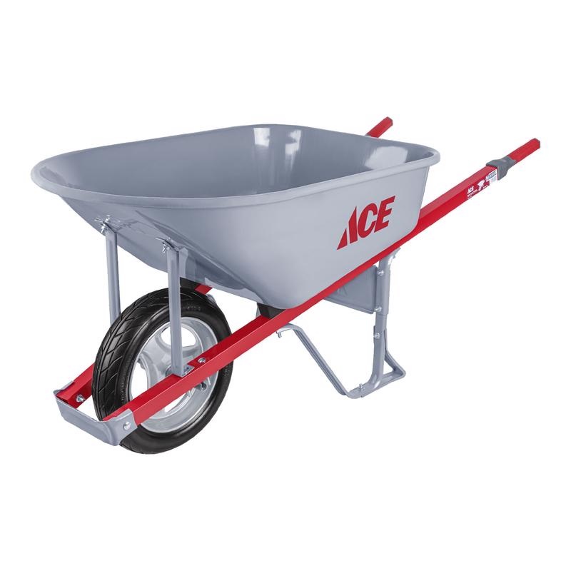 Ace Steel Contractor Wheelbarrow 6 cu ft (In-Store Pickup Only)